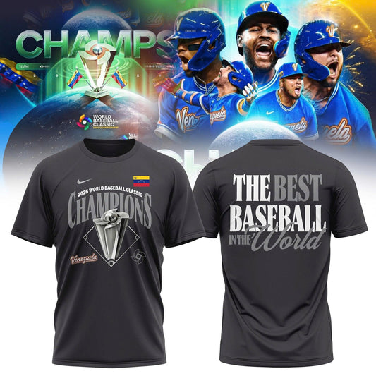 Venezuela Baseball 2026 World Baseball Classic Champions Limited T-shirt