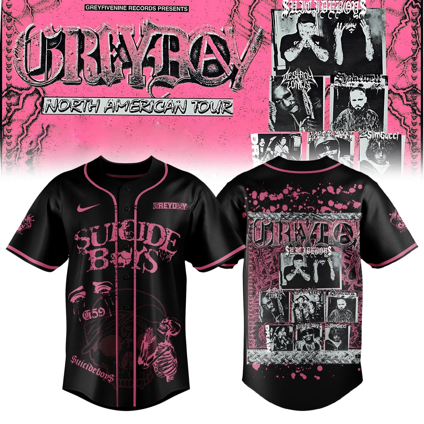 Greyday 2026 – North American Tour 2026 Jersey
