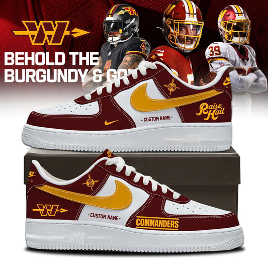 Washington Commanders Franchise Focus Club Fleece AF1 Sneaker