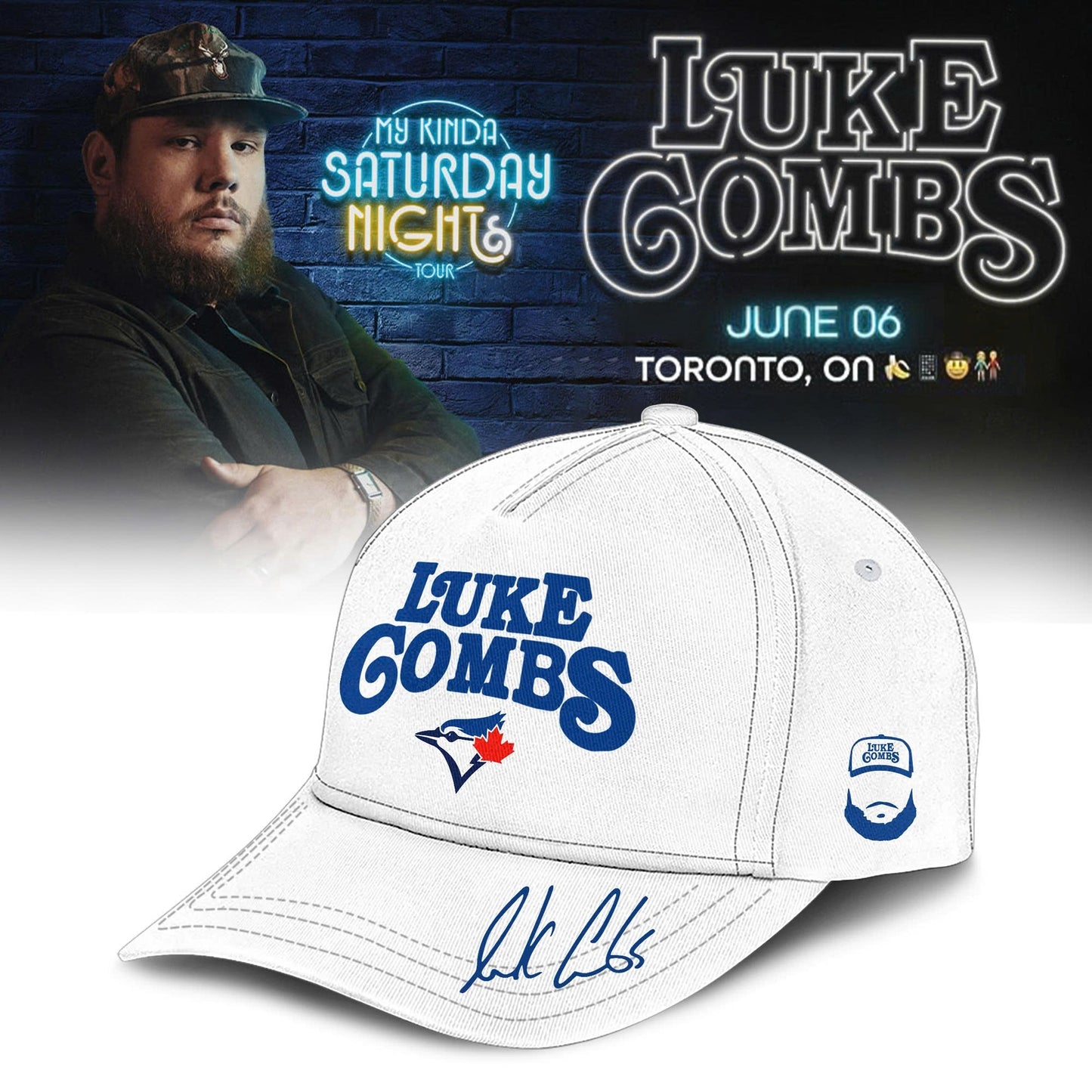 Toronto Blue Jays x LC My Kinda Saturday Night Tour 2026 Limited Edition Jersey