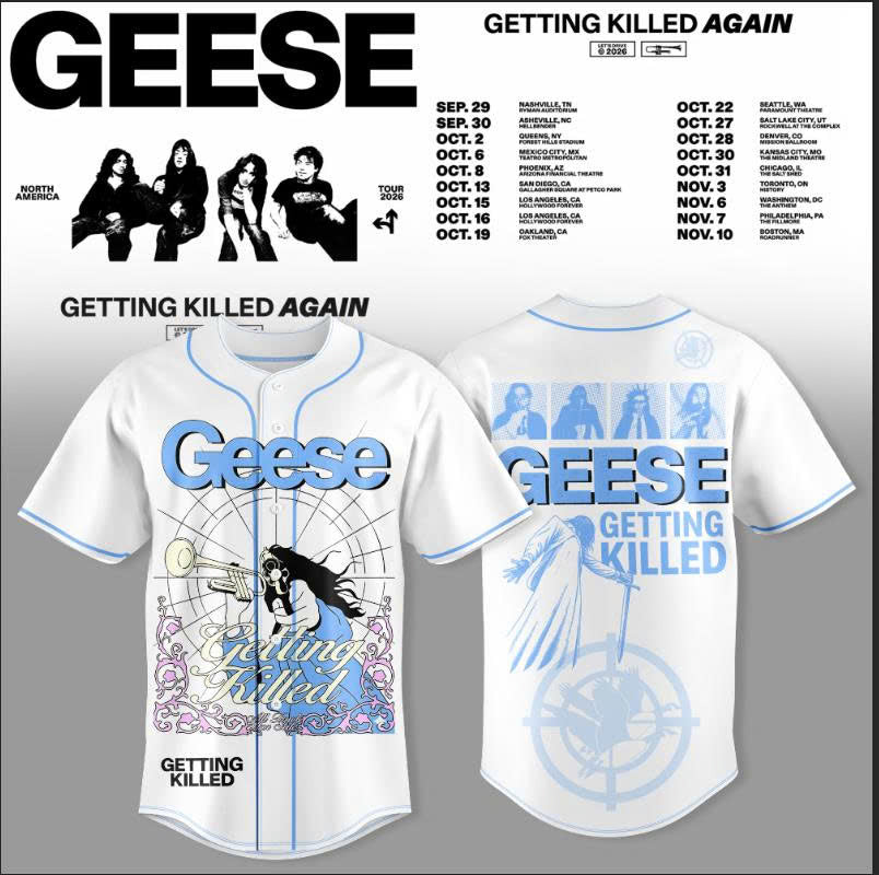 _GEESE – GETTING KILLED AGAIN TOUR JERSEY
