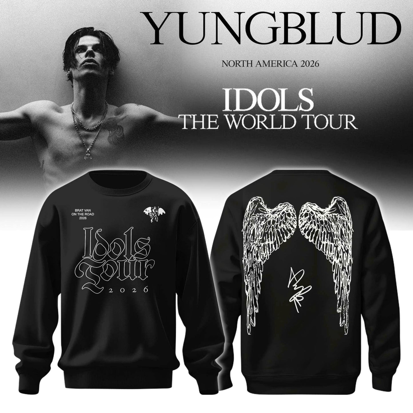 YBD– Idols World Tour 2026 Limited Editions Sweatshirt