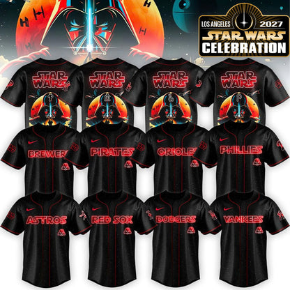 ALL JERSEYS TEAM x _St Wars Darth Vader Special Edition Baseball Jersey