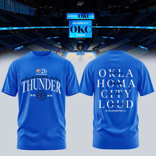 _ OKC Thunder Loud City 2026 Playoffs T-Shirt