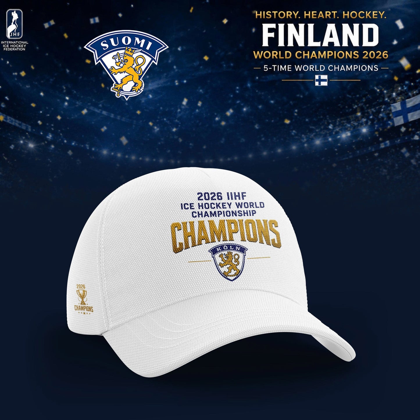 .Finland Hockey World Champions 2026 🇫🇮🏆