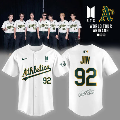 Limited Edition Oakland Athletics x BTS 2026 Jersey