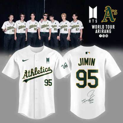 Limited Edition Oakland Athletics x BTS 2026 Jersey