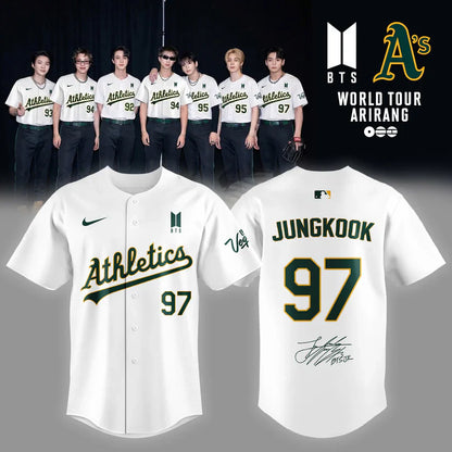Limited Edition Oakland Athletics x BTS 2026 Jersey