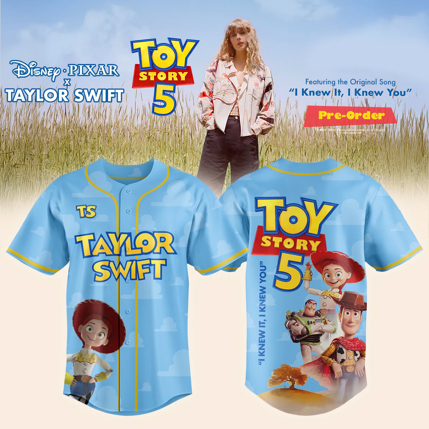 TS x Toy Story 5 “I Knew It, I Knew You” Limited Edition Jersey