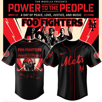 Foo Fighters -“Power to the people”- Limited Edition Signature – Jersey