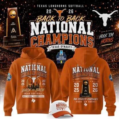 .2026 WCWS Back-To-Back National Champions Hoodie