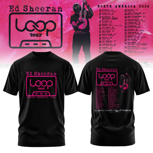 Ed “North American Loop Tour 2026” 🎸➕✖️➗ Shirt