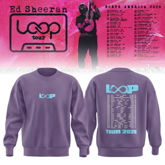 Ed “North American Loop Tour 2026” 🎸➕✖️➗Sweatshirt