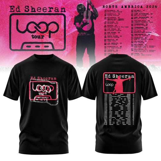 Ed “North American Loop Tour 2026” 🎸➕✖️➗ Shirt