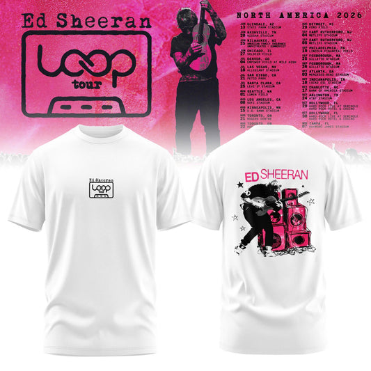Ed “North American Loop Tour 2026” 🎸➕✖️➗ Shirt