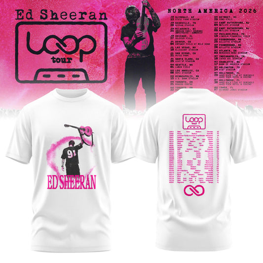 Ed “North American Loop Tour 2026” 🎸➕✖️➗ Shirt