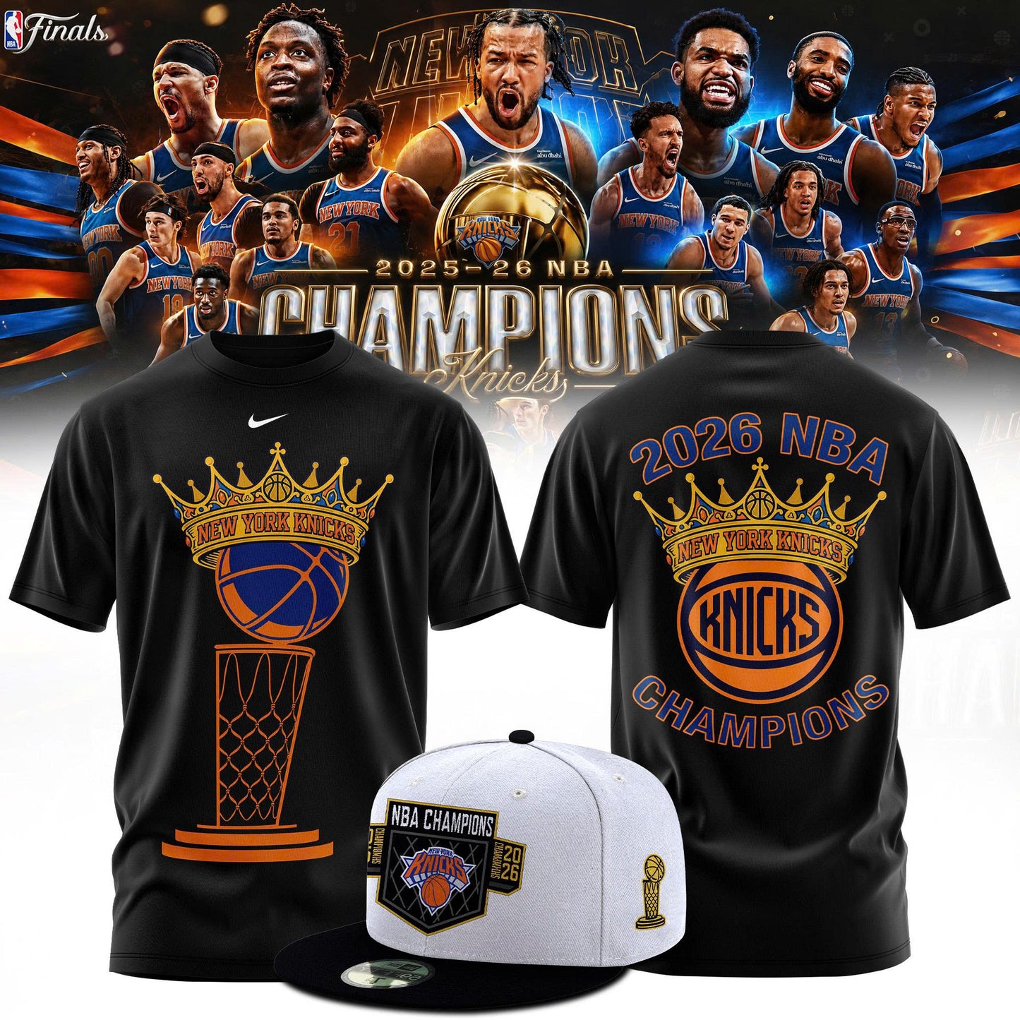 _ New York Knick 2026 Champions Tshirt