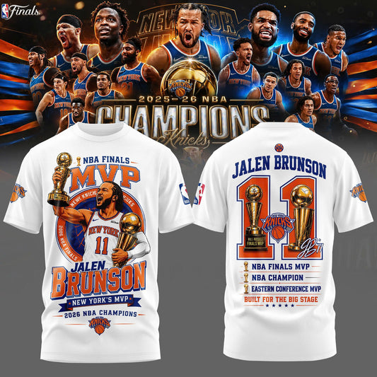 _ Jalen Brunson New York Knicks 2026  Finals MVP T-Shirt