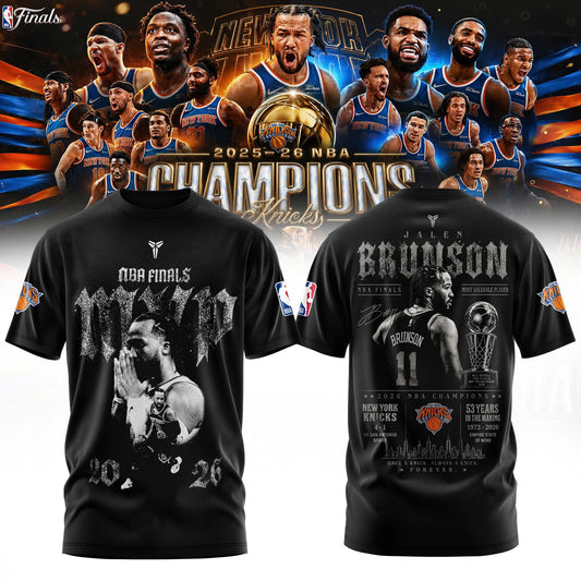 _ Jalen Brunson New York Knicks 2026  Finals MVP T-Shirt