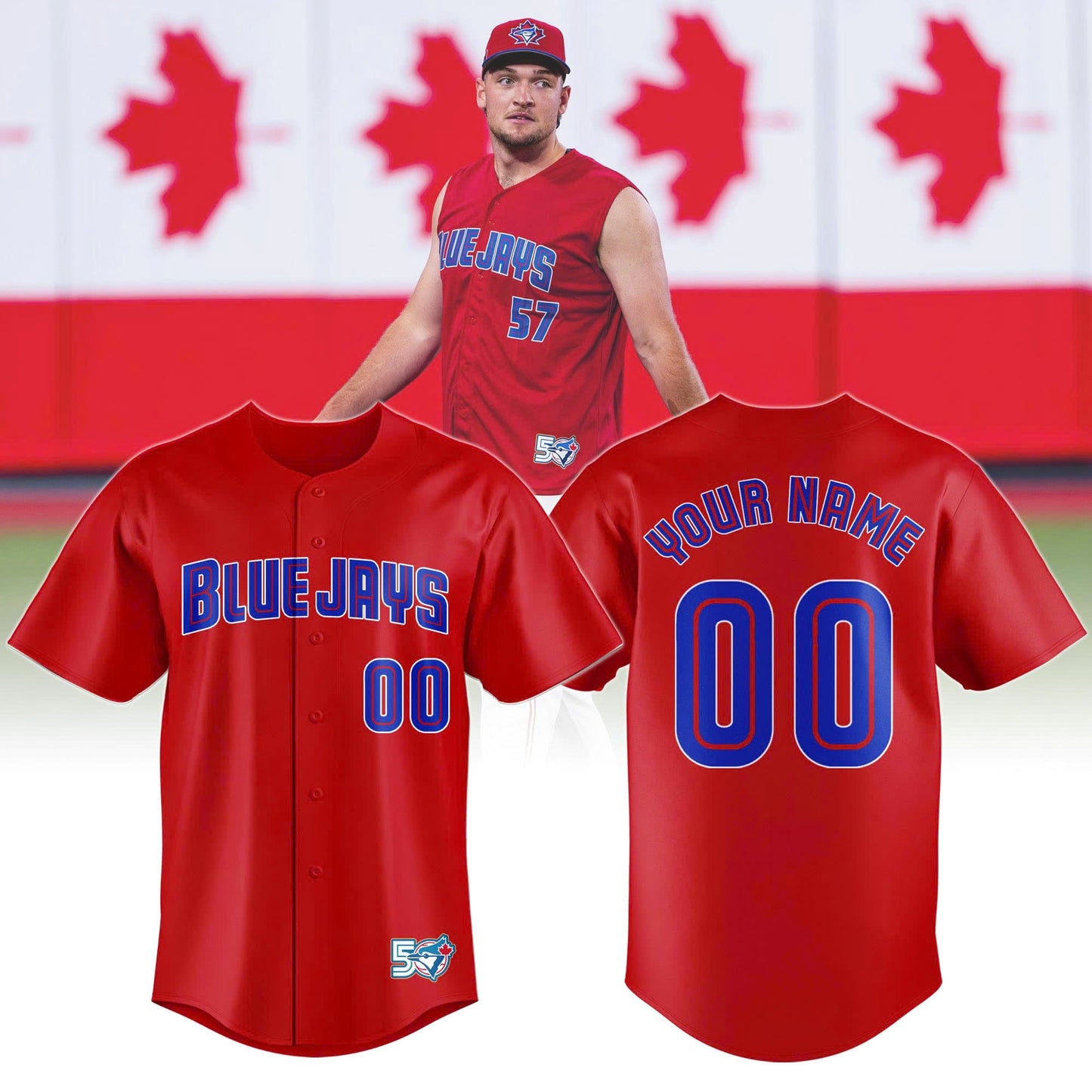 TOR Canada Day Custom Name & Number Jersey