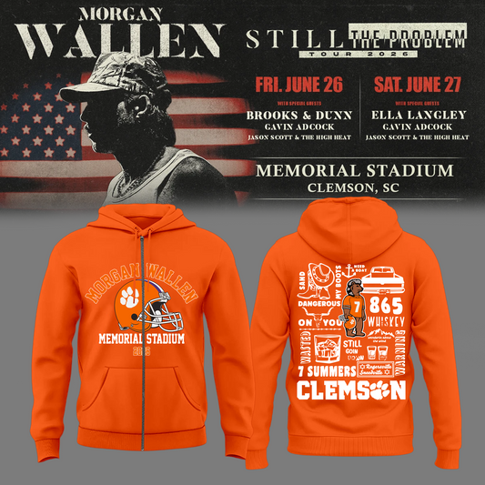 MW x The Clemson Takeover Zip Hoodie Limited Tour Drop