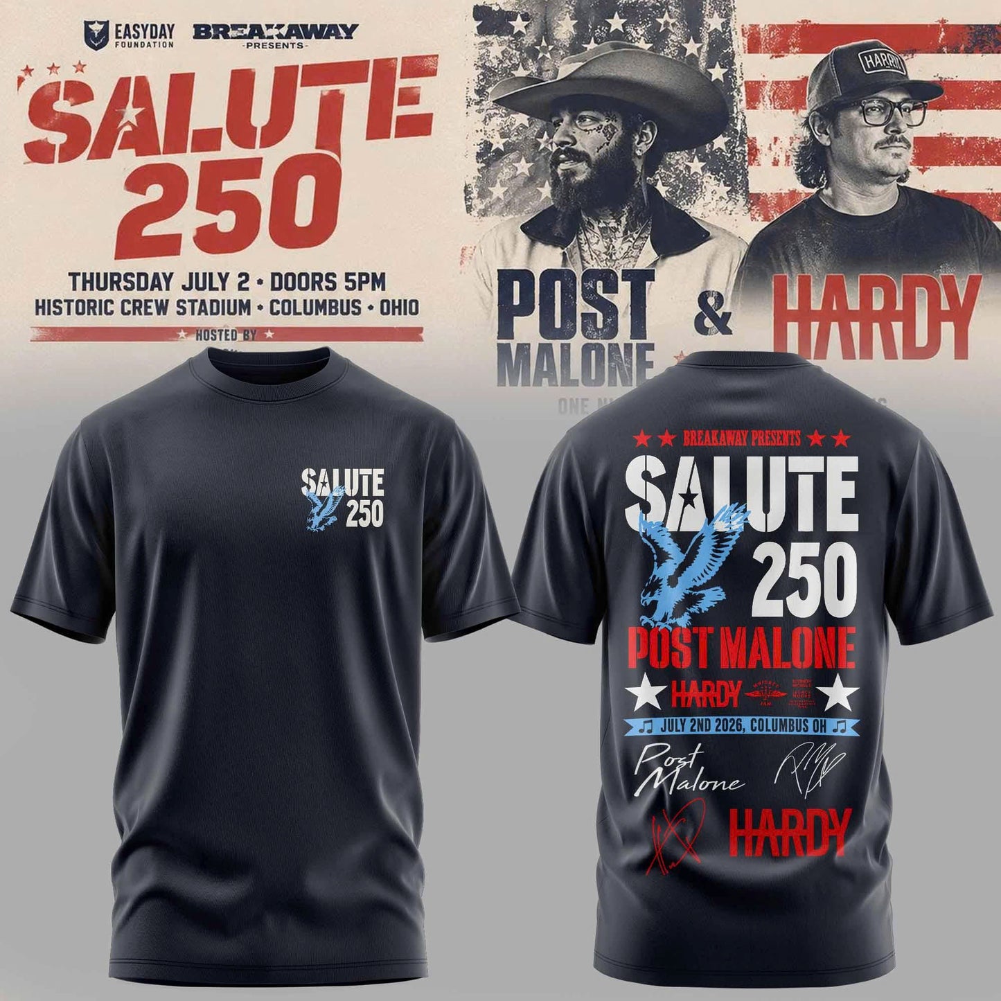 _ Limited Edition Salute 250 Columbus, OH T-Shirt