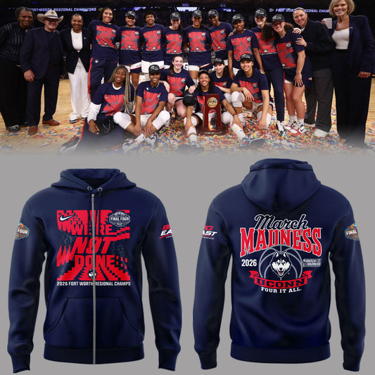 Limited Edition WBB 2026 Final Four 🏀 Zip Hoodie