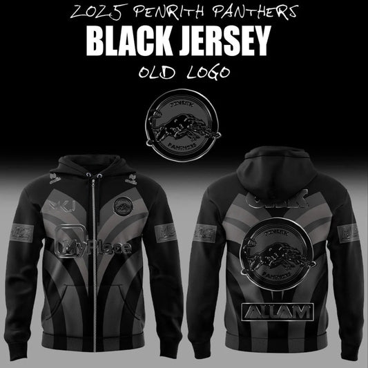 Limited Edition Panthers Back In Black Zip Hoodie