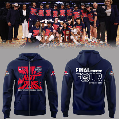 Limited Edition WBB 2026 Final Four 🏀 Zip Hoodie